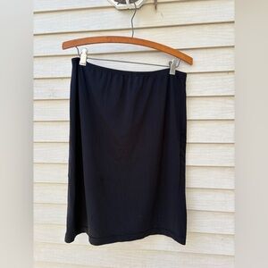 Calvin Klein Black Pencil Skirt Knee-Length